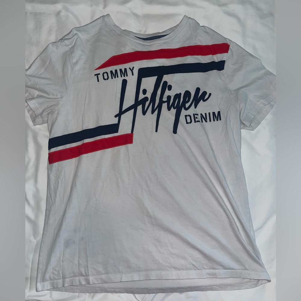 Tommy Hilfiger Vintage White Graphic T-Shirt